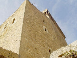 Le chteau de chateauneuf du pape, cot sud